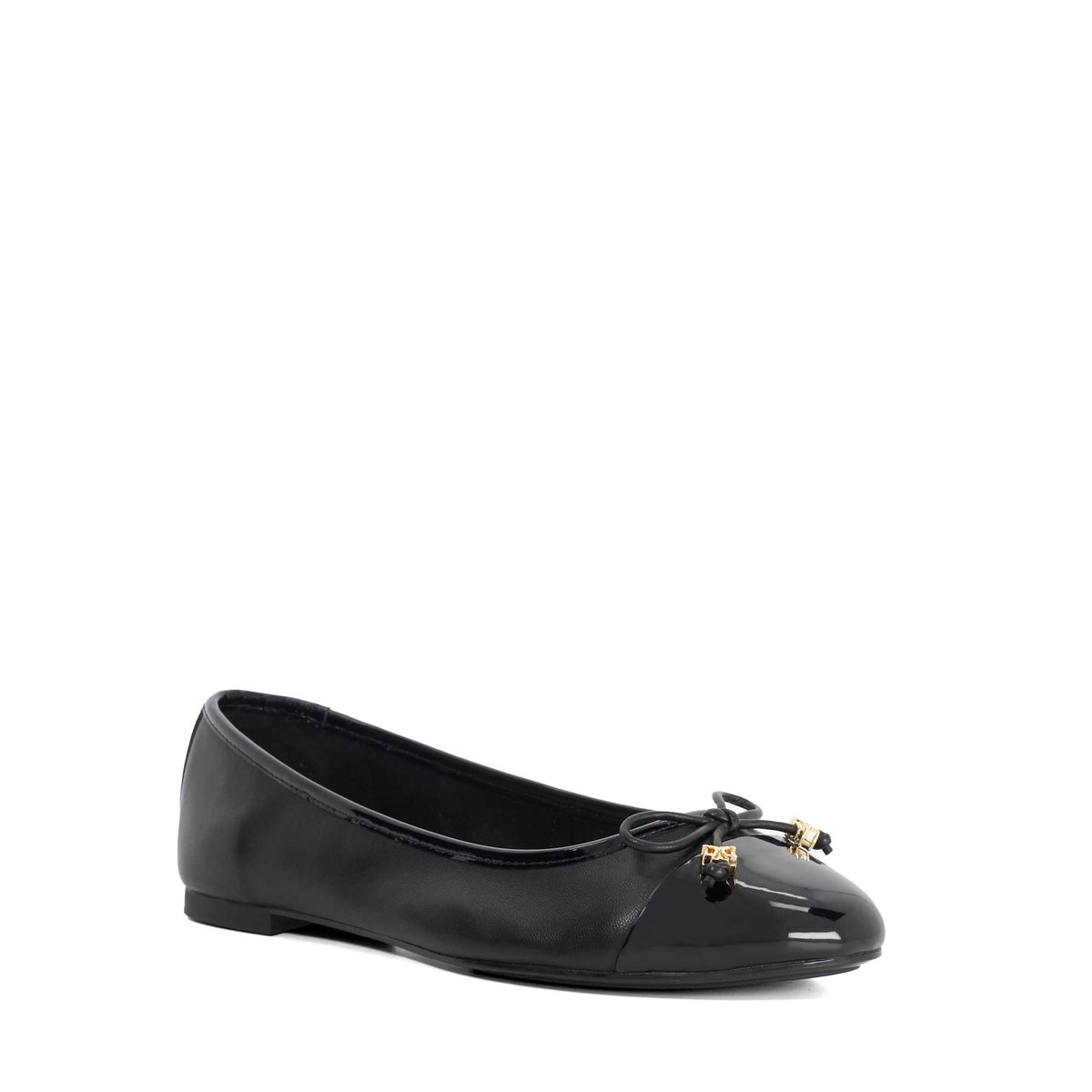 Ballerines à breloque coupe large - Wide Fit HALLO black-plain leather, DUNE LONDON