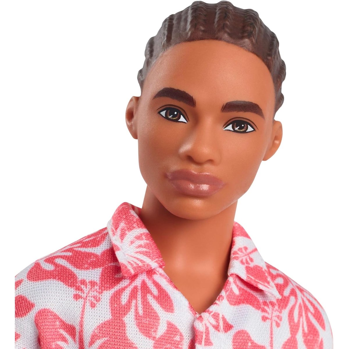 Barbie - Poupée Ken Fashionistas rose, MATTEL