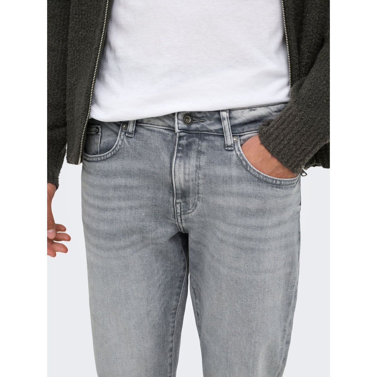 Coupe Regular medium grey denim, ONLY & SONS