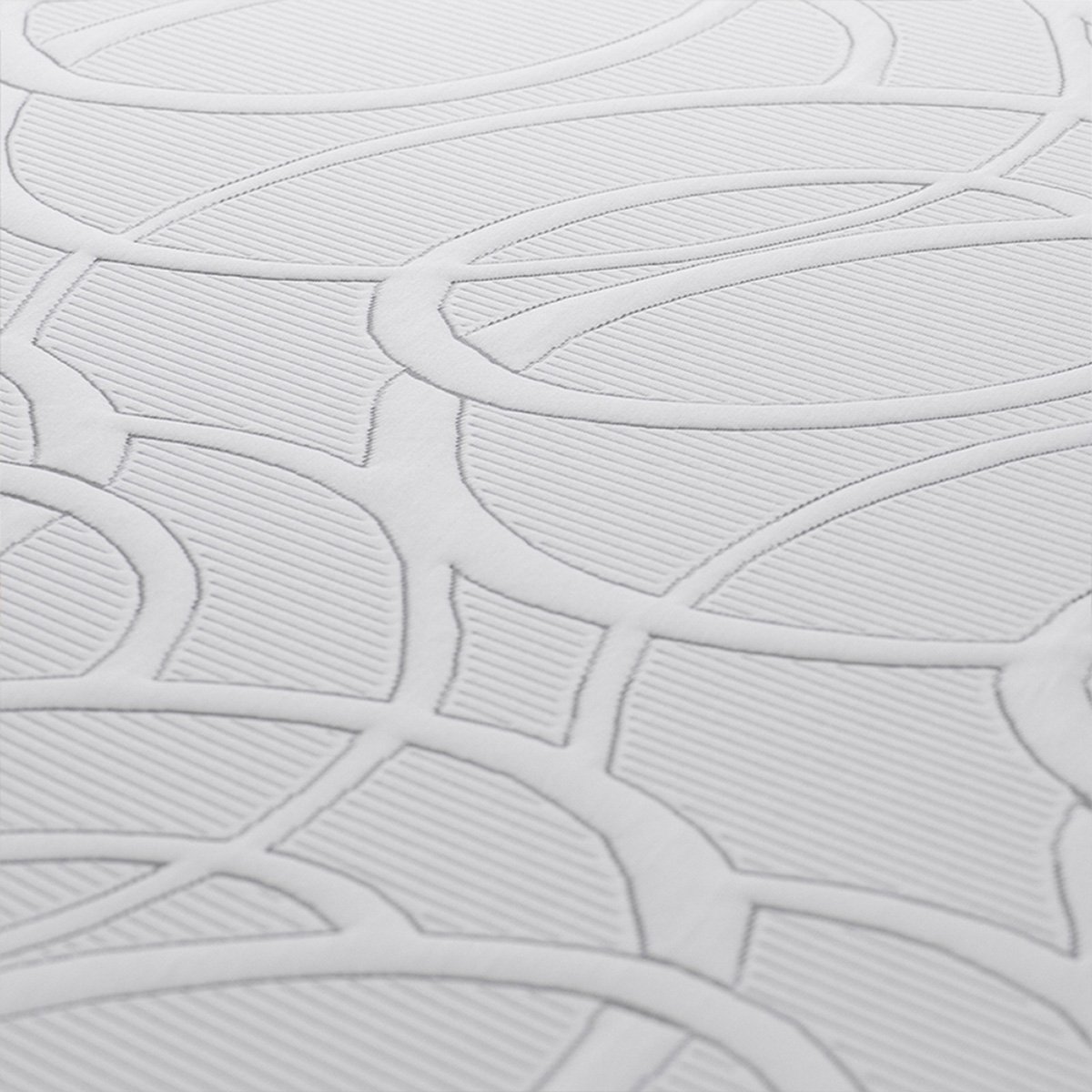 Matelas Mousse Eupraxie 120x190 cm Accueil Mémoire de forme blanc, OLYMPE LITERIE
