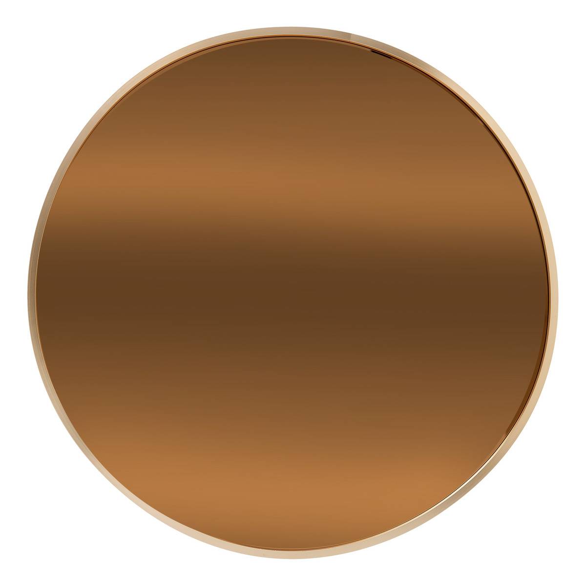Miroir rond D50cm ALICE dore, ATMOSPHERA