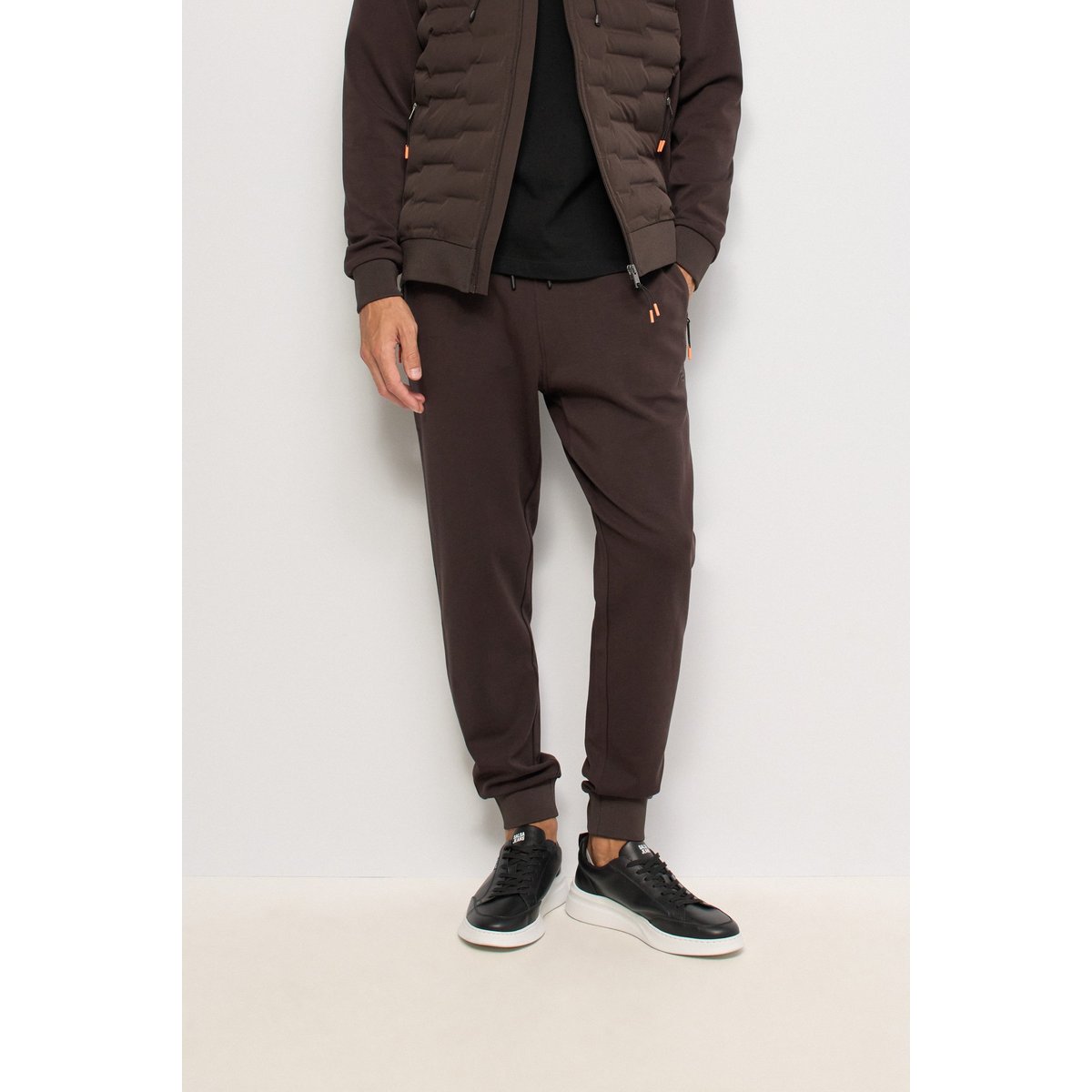 PANTALON JOGGERS EN MAILLE marron, SALSA JEANS