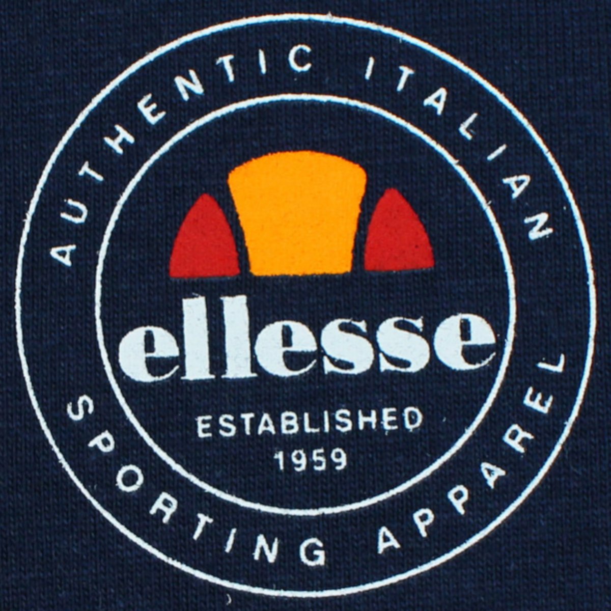 Ensemble t-shirt manches courtes et short SUMMER CAMP bleu marine, ELLESSE
