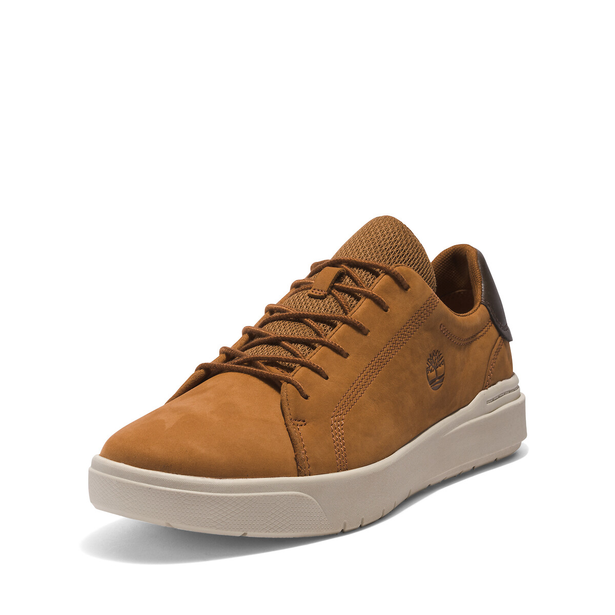 Baskets en cuir SENECA BAY LOW LACE camel, TIMBERLAND