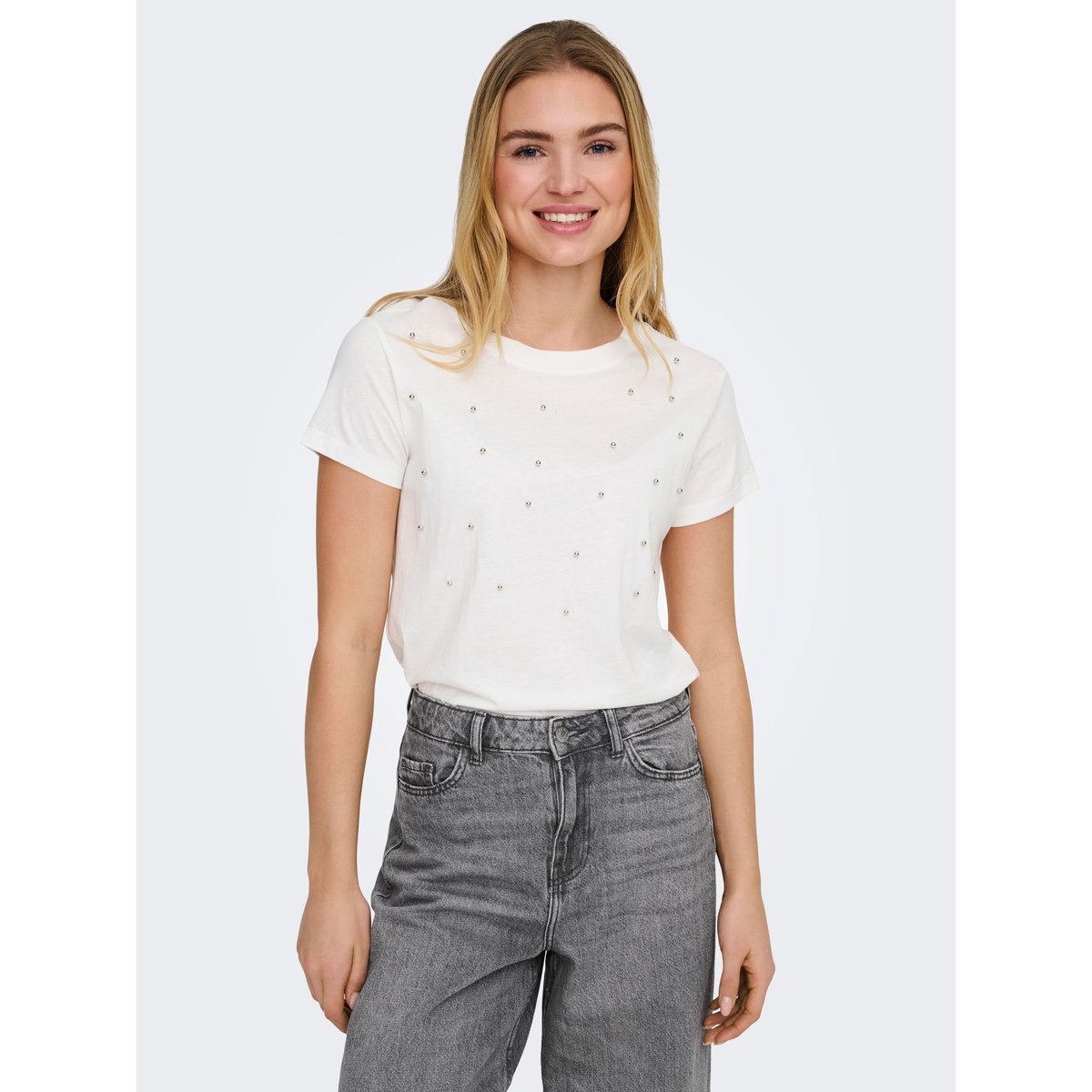 T-Shirt cloud dancer, JDY