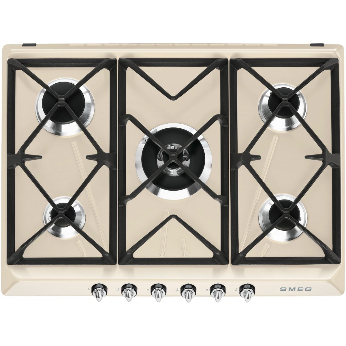 Plaque gaz SR975PGH couleur unique, SMEG