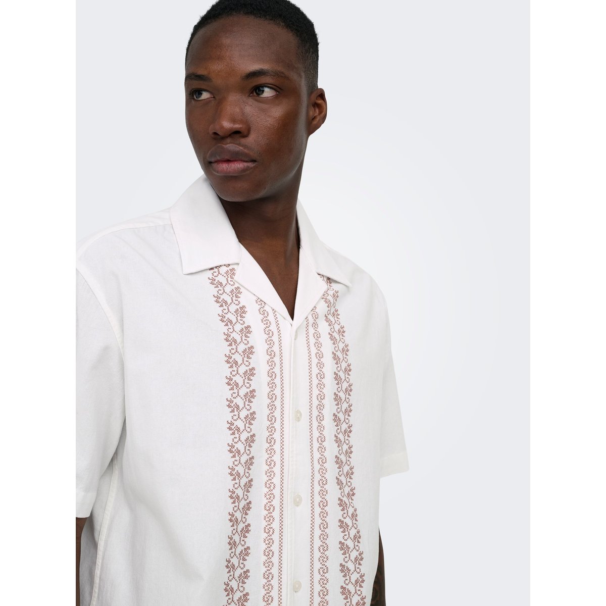 Chemise De Vacances cappuccino, ONLY & SONS