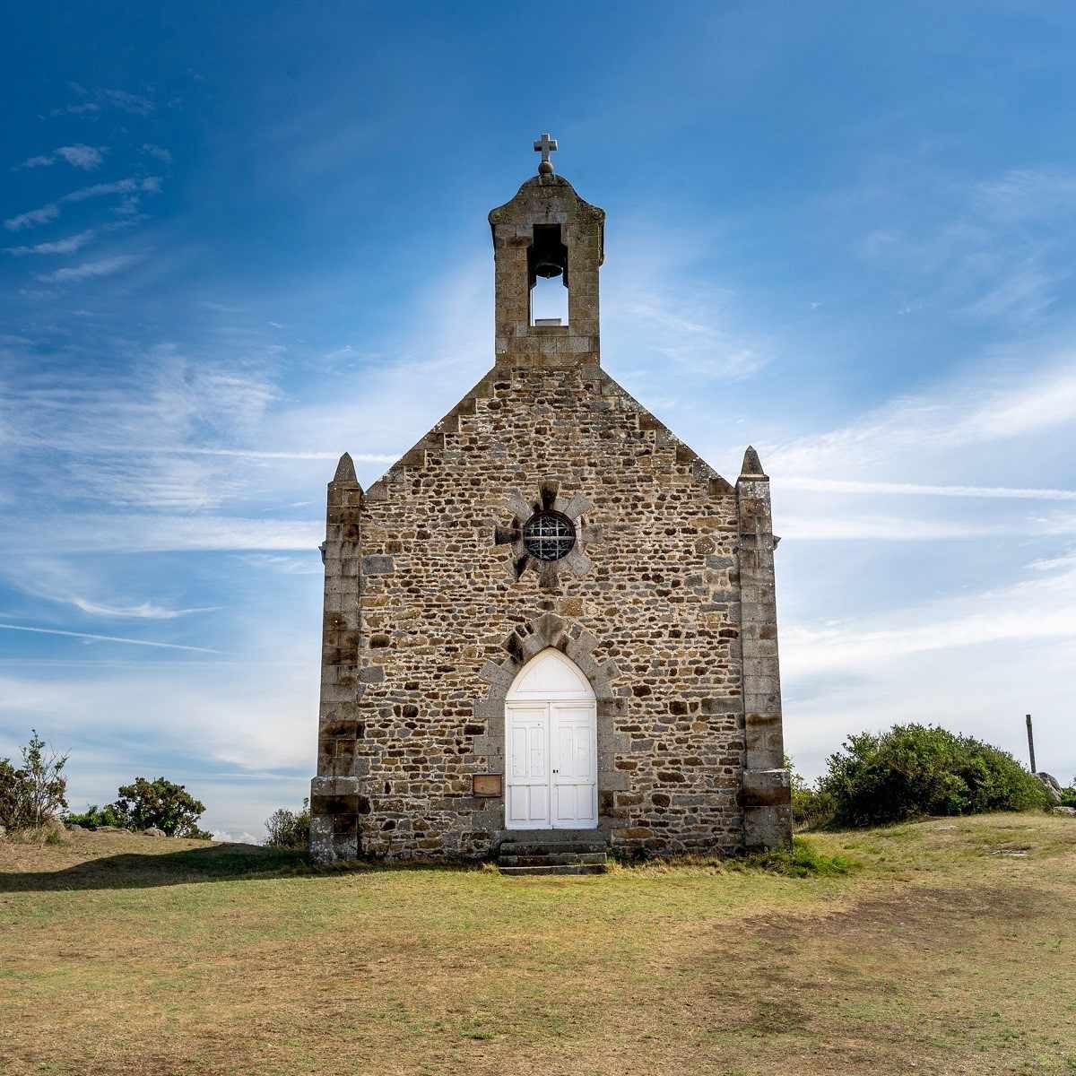 Tableau Mural Église De Chausey ARCHITECTURE tableaux sur toile-bleu, CEANOTHE
