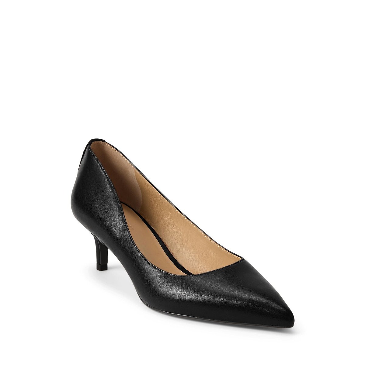 Adrienne leren pumps zwart, LAUREN RALPH LAUREN