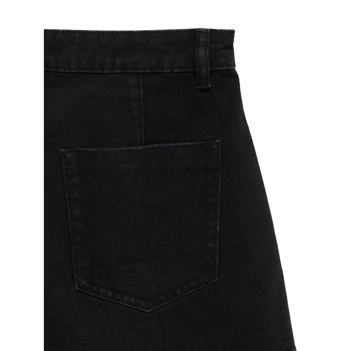Jupe Courte black denim 1, VERO MODA