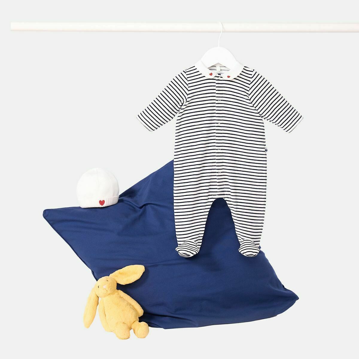 Cotton Pyjamas striped, PETIT BATEAU