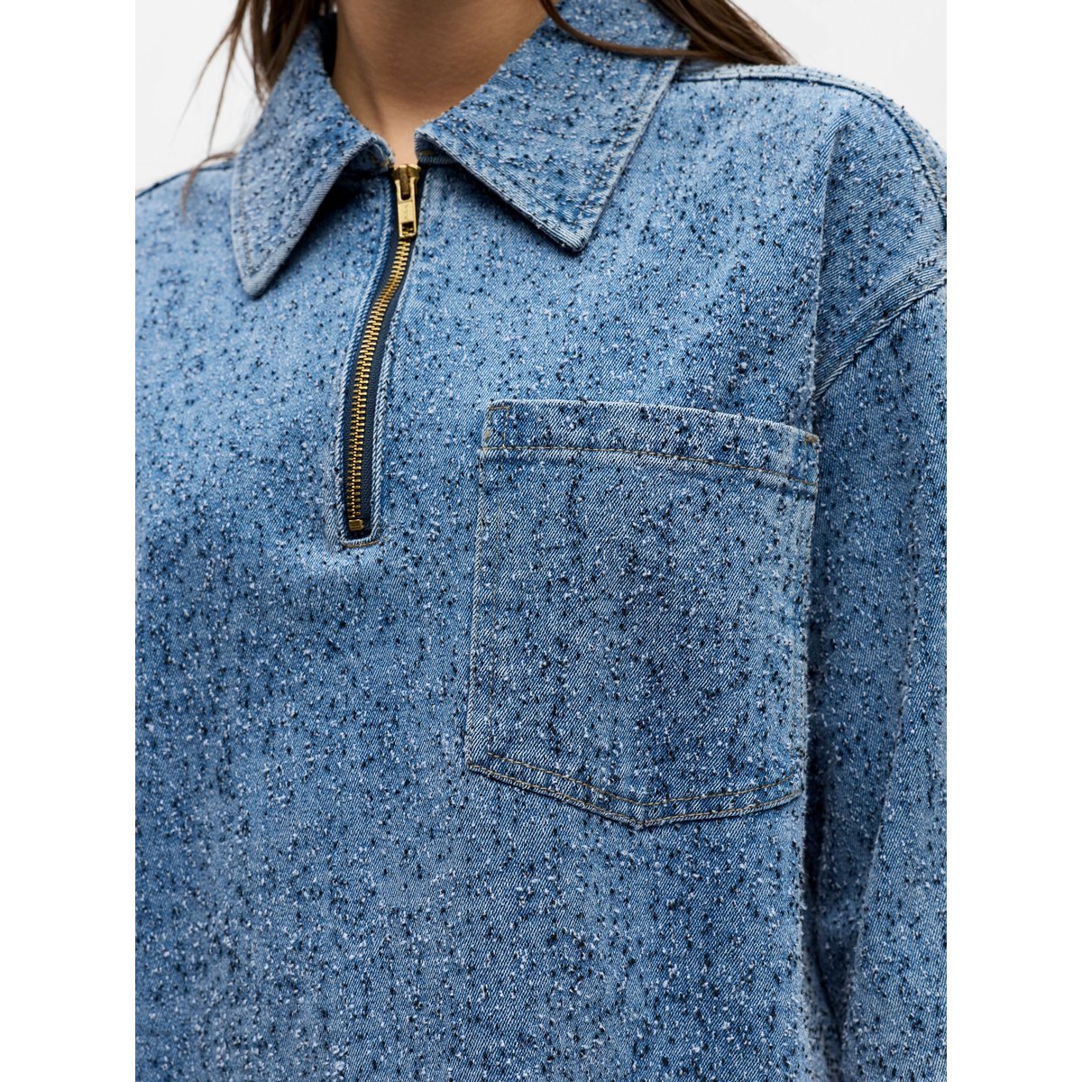 Mini-Robe light blue denim, OBJECT