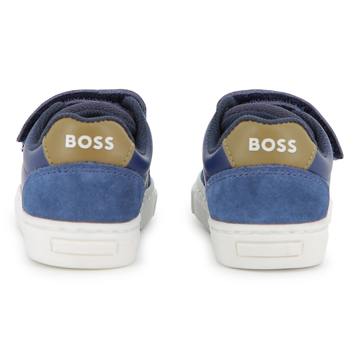 Baskets à bandes auto agrippantes bleu cargo, BOSS KIDSWEAR