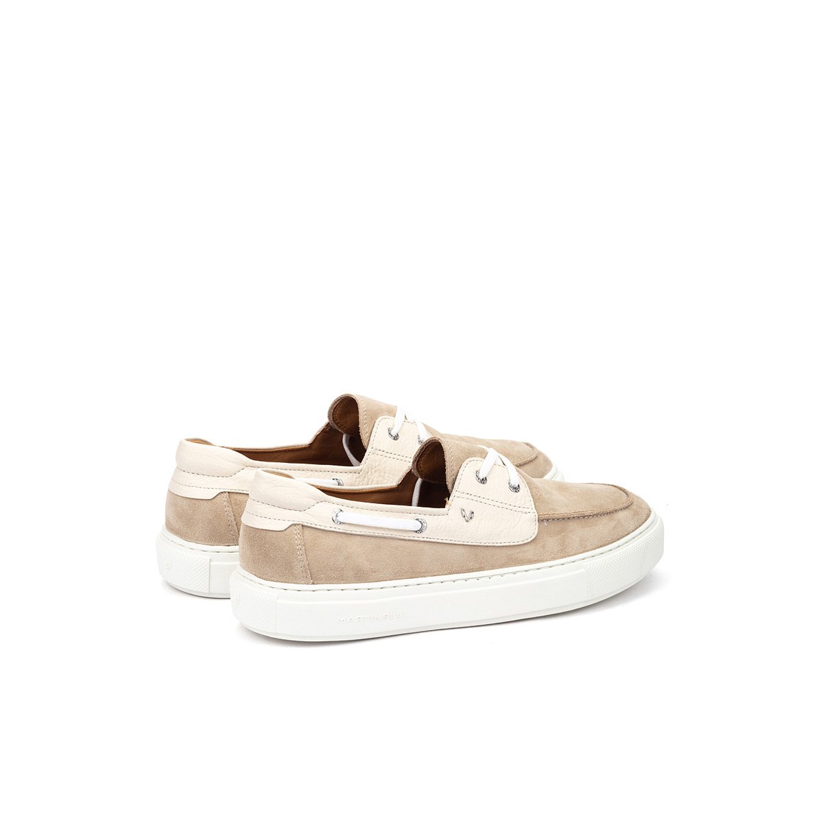 Chaussures bateau cuir Hastings sandstone, MARTINELLI