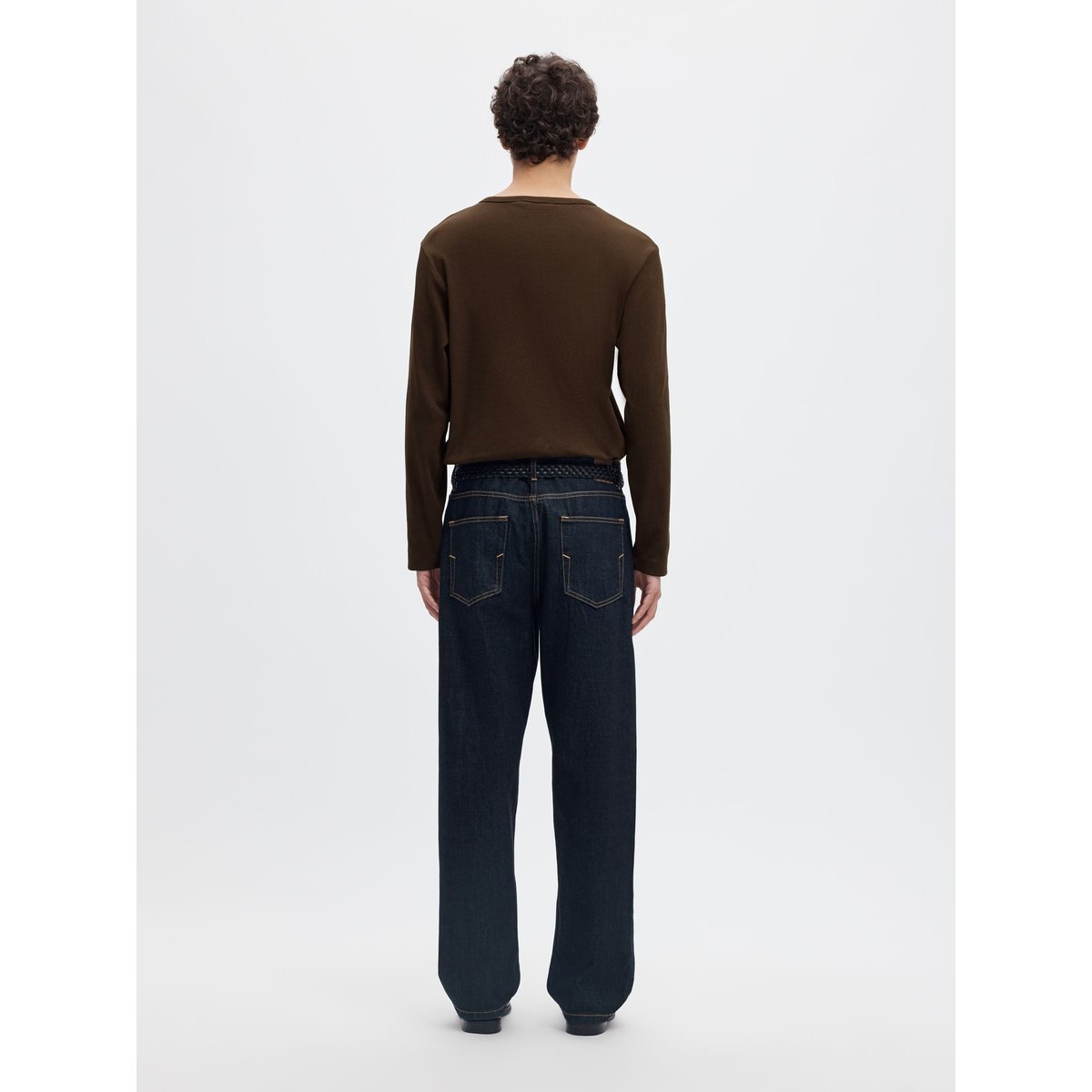 T-Shirt marron - demitasse1, SELECTED