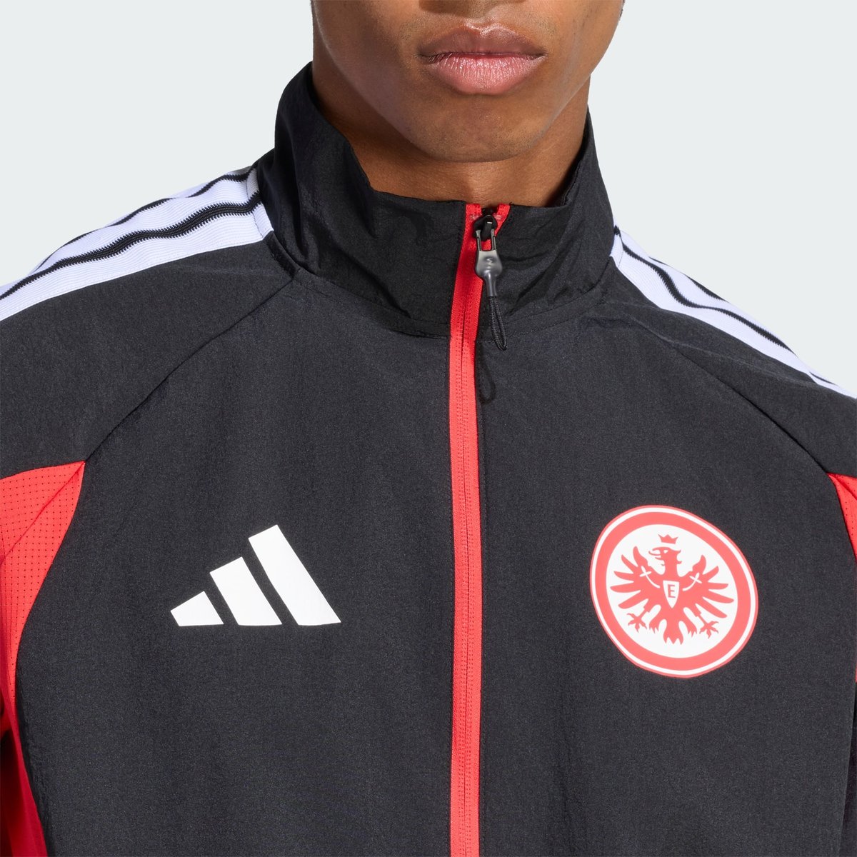 Veste Anthem Domicile Eintracht Frankfurt Veste Anthem Domicile Eintracht Frankfurt black / sge red, adidas Performance