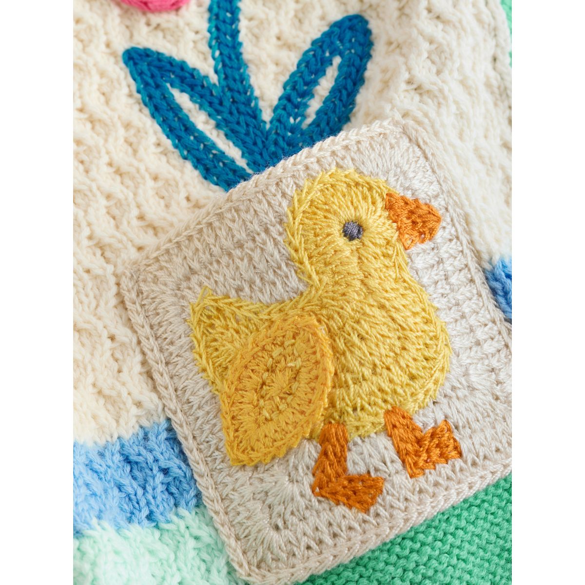 Cardigan bébé en maille animaux au crochet multicolores pastel, NEXT