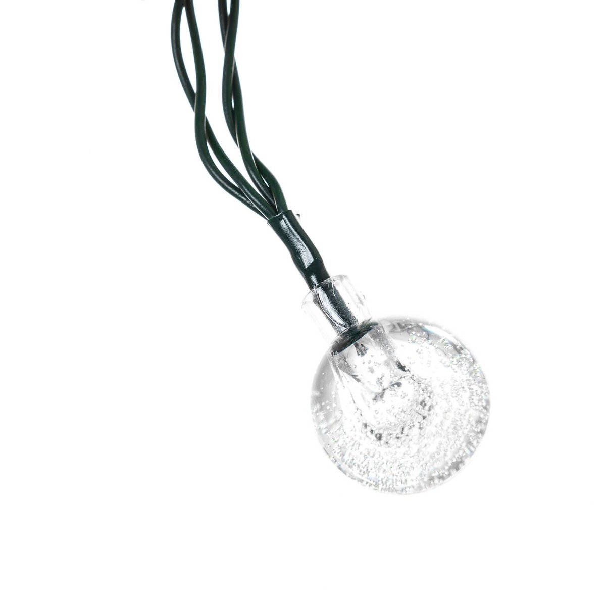 Lampe solaire LED, Mionel noir transparent, LINDBY