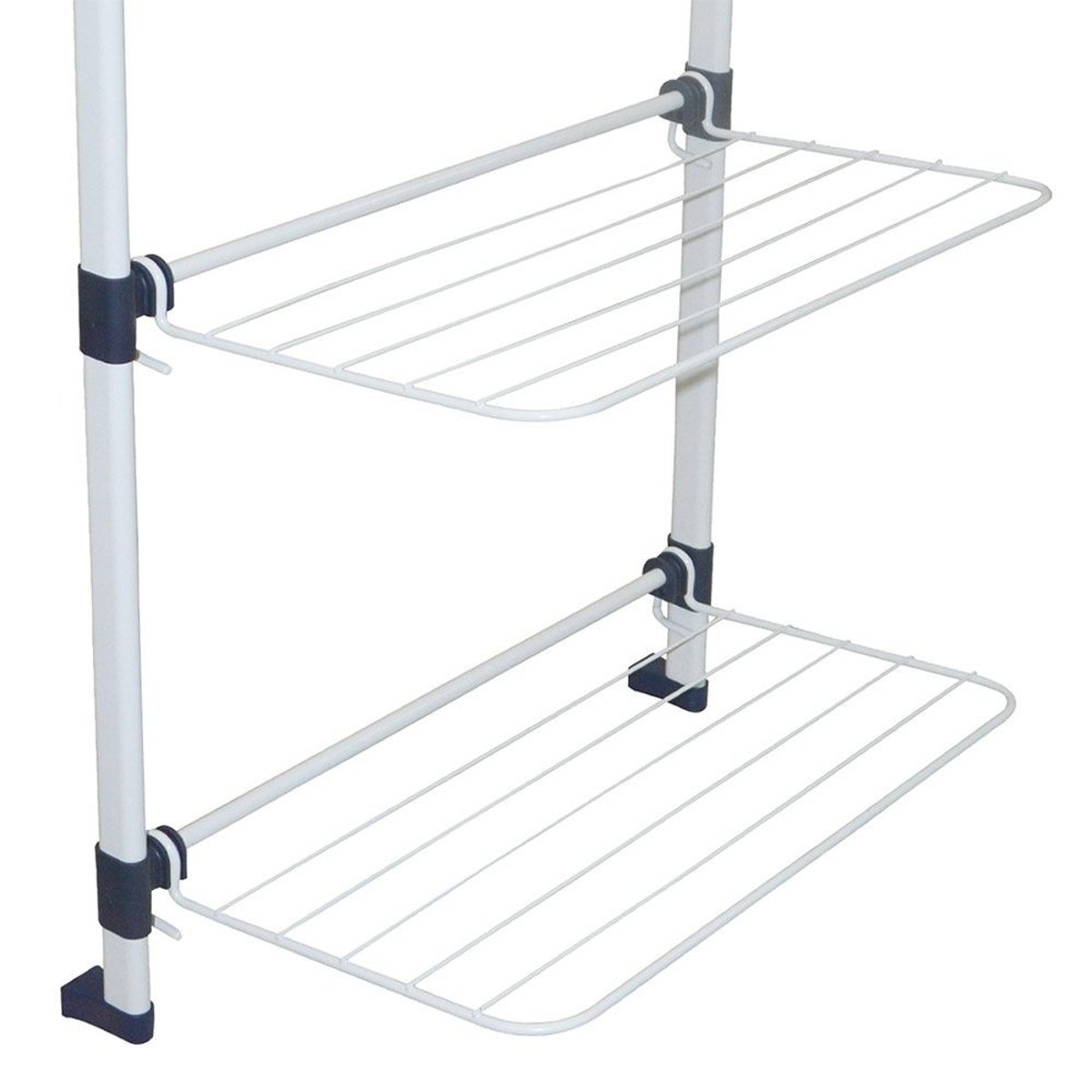 étendoir Suspendu 3 Niveaux Pour Porte 10m blanc, DECORATIE