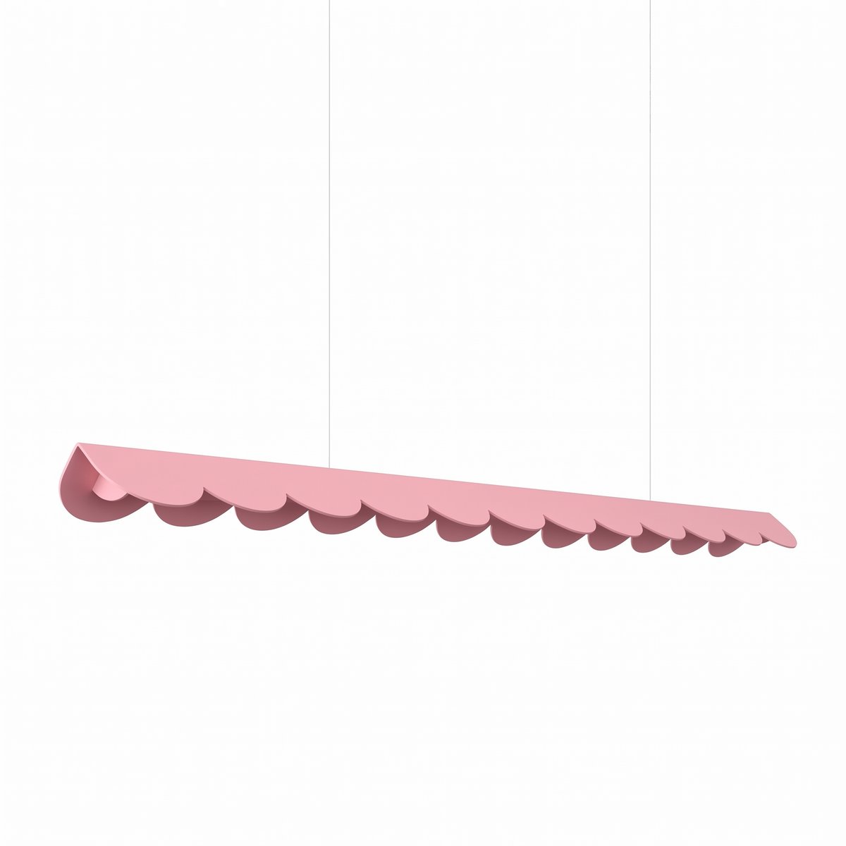 Suspension Aluminium Rose LED 1 Biscuit rose, EDEN