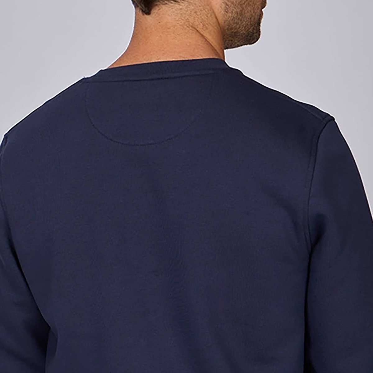 Sweat col rond bleu marine, MISE AU GREEN