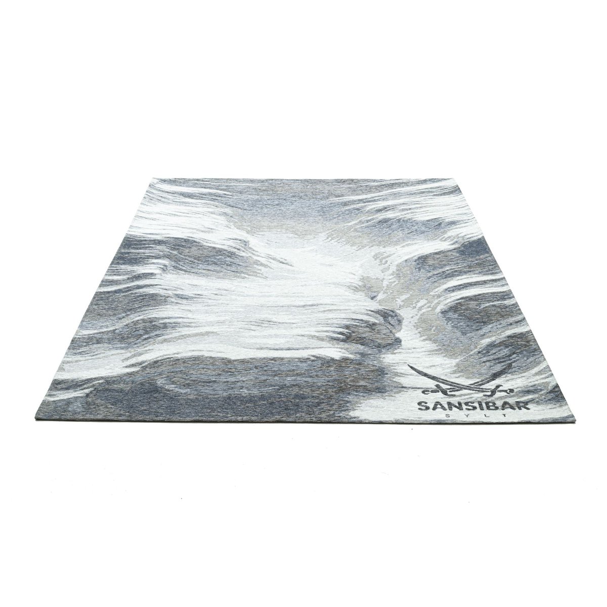 Tapis salon moderne - KEITUM gris, THEKO
