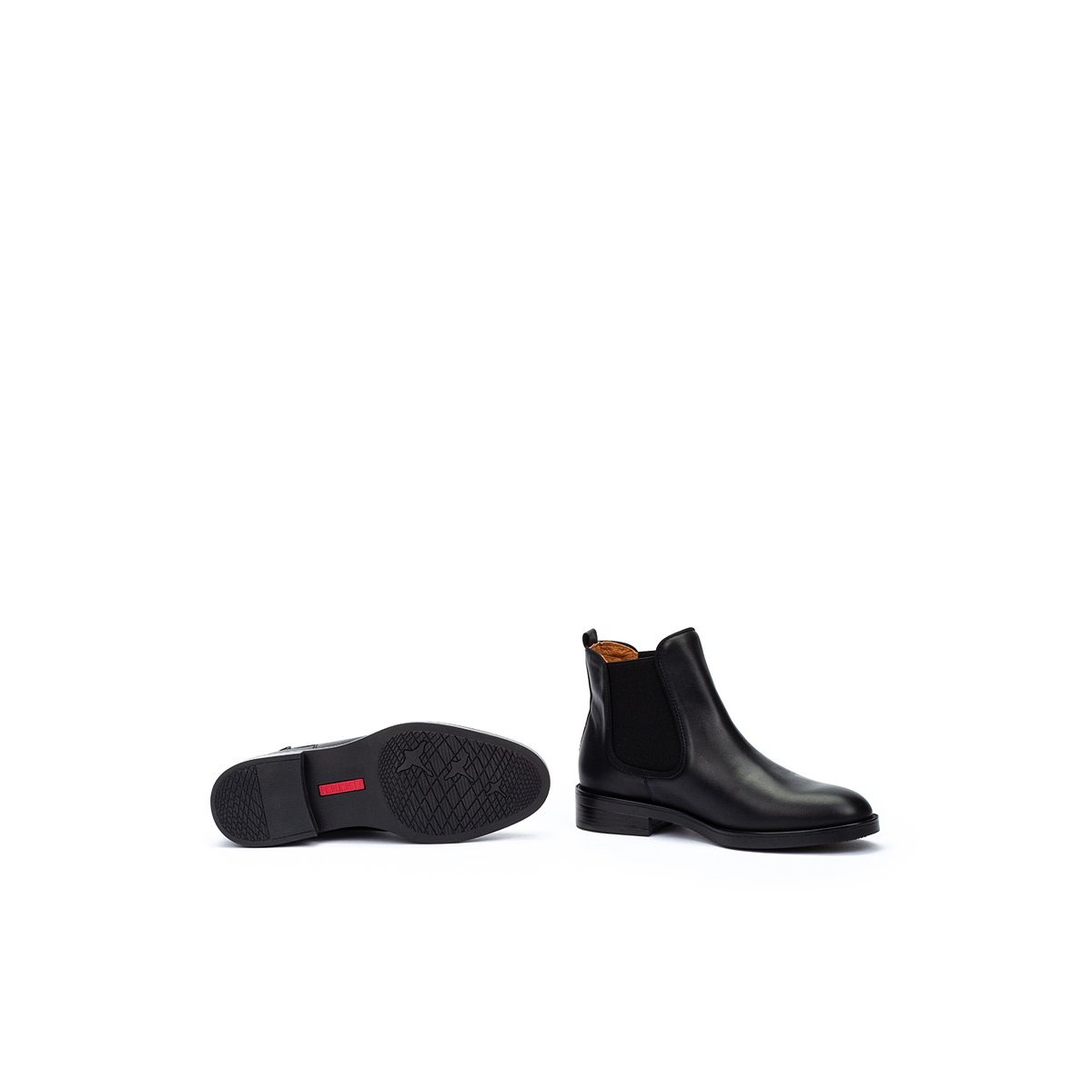 Bottines plates cuir Puertollano black, PIKOLINOS