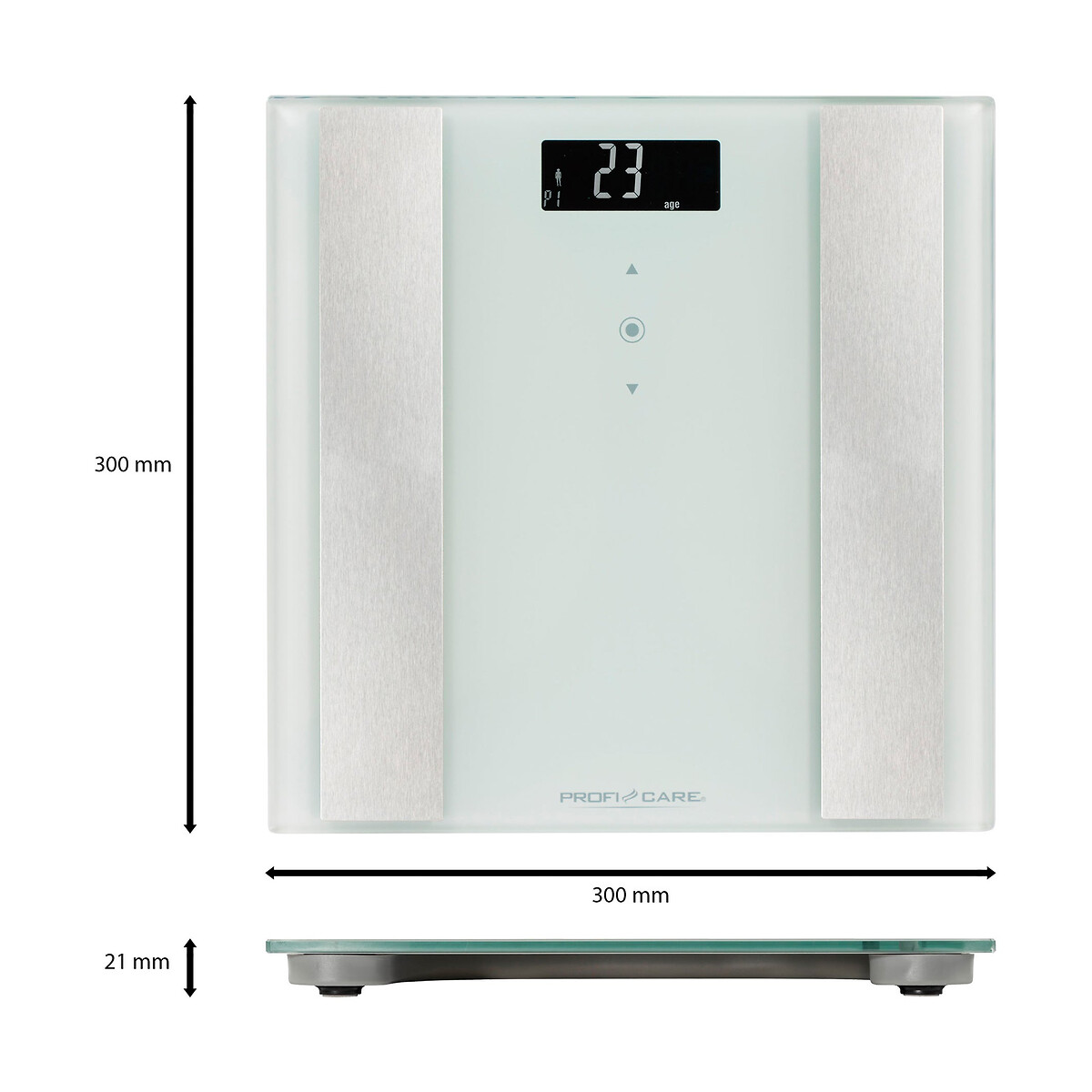 Balança WC 8 em 1, branco, da Proficare branco, PROFICARE