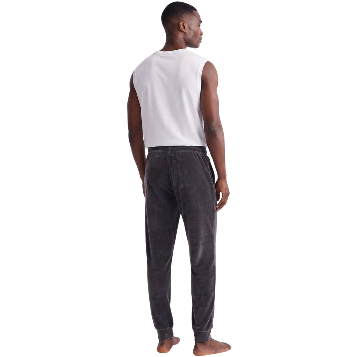 Bas pyjama pantalon velours Velvet gris, ADMAS