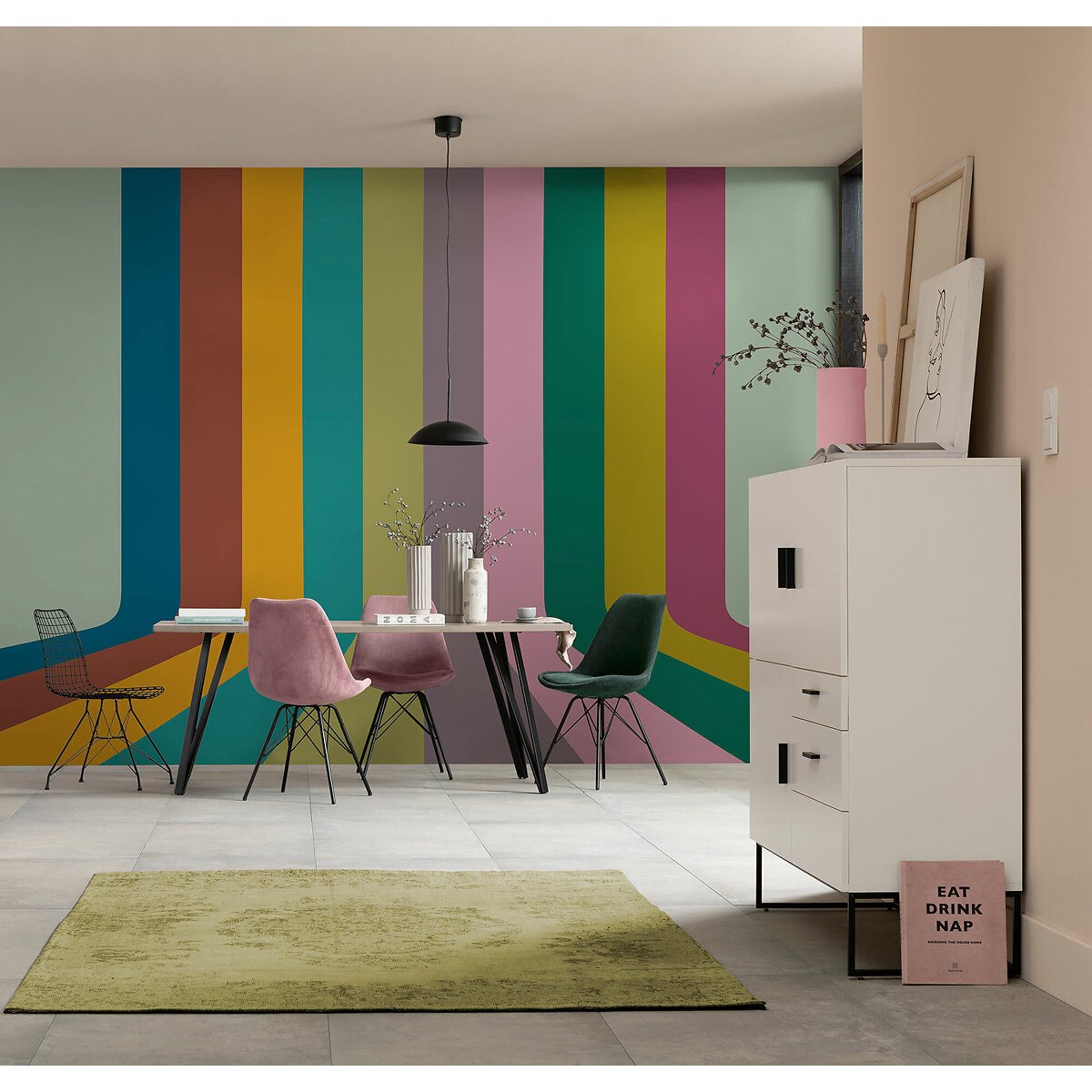 Papel de parede Modern, INTERELIFE multicolor, INTERELIFE