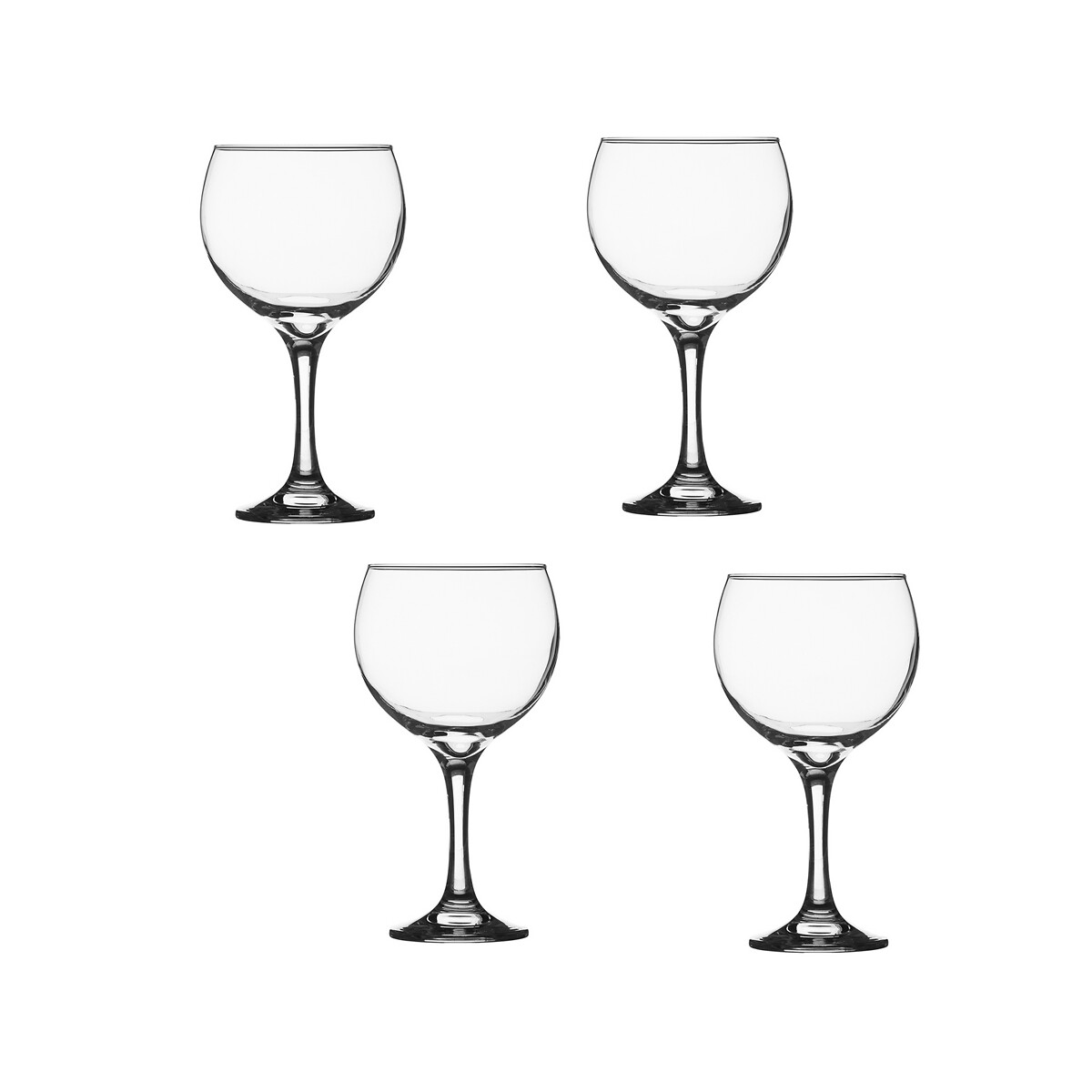 Set of 4 Entertain Gin Balloon Glasses transparent, RAVENHEAD