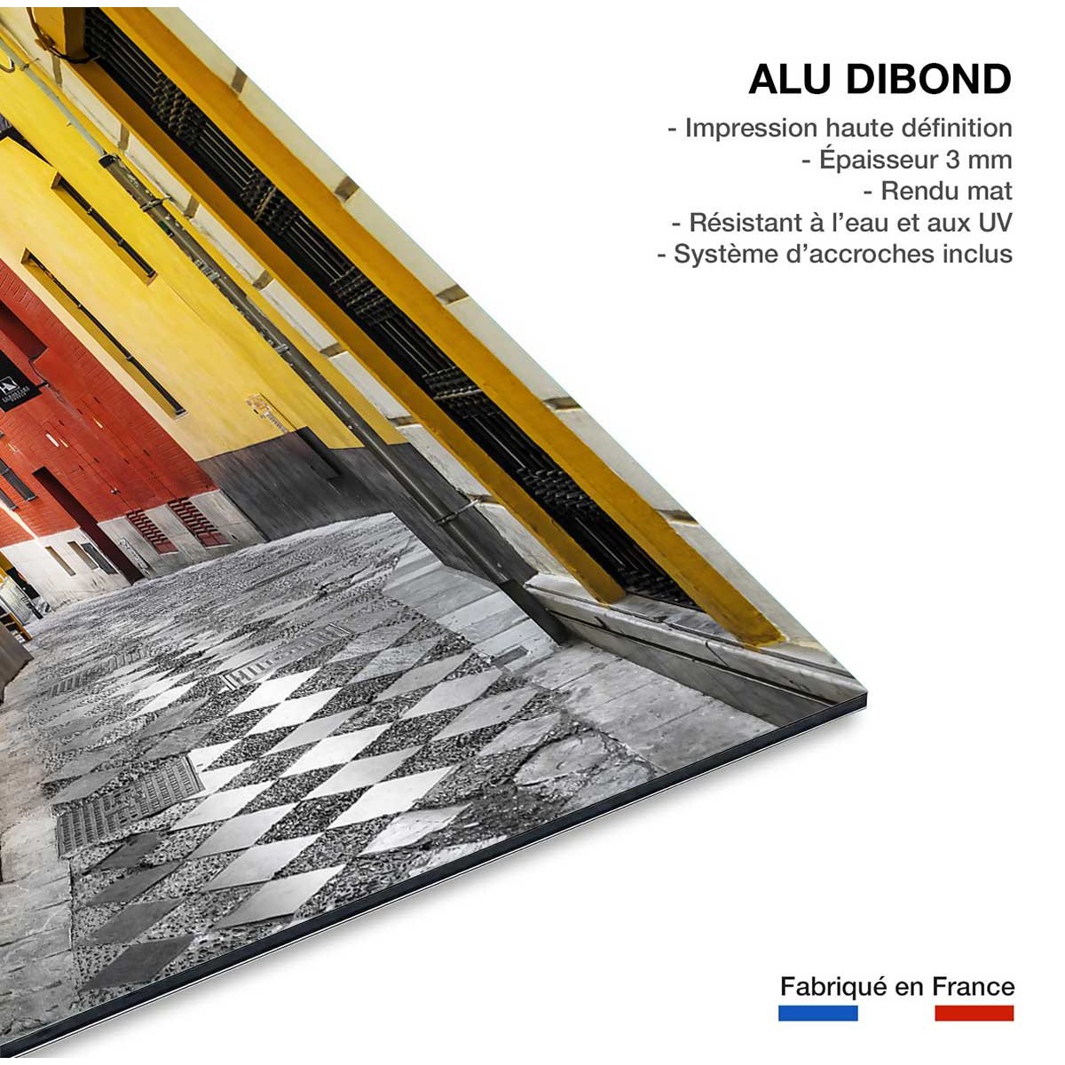 Tableau spain street tableau alu dibond, HEXOA