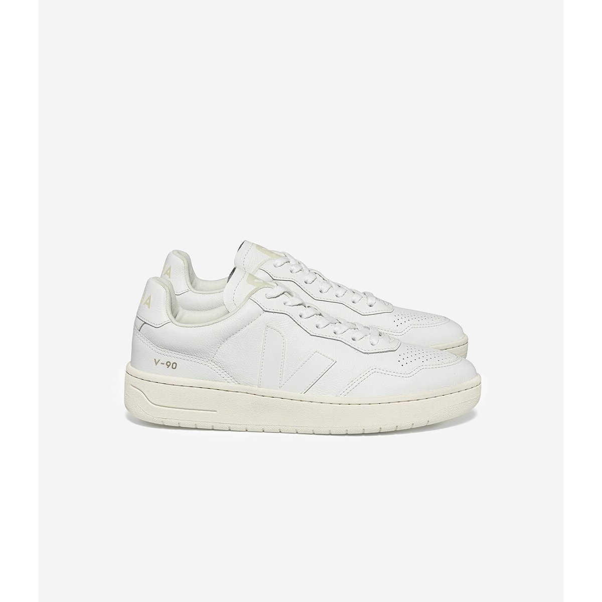 Sapatilhas V-90 branco, VEJA
