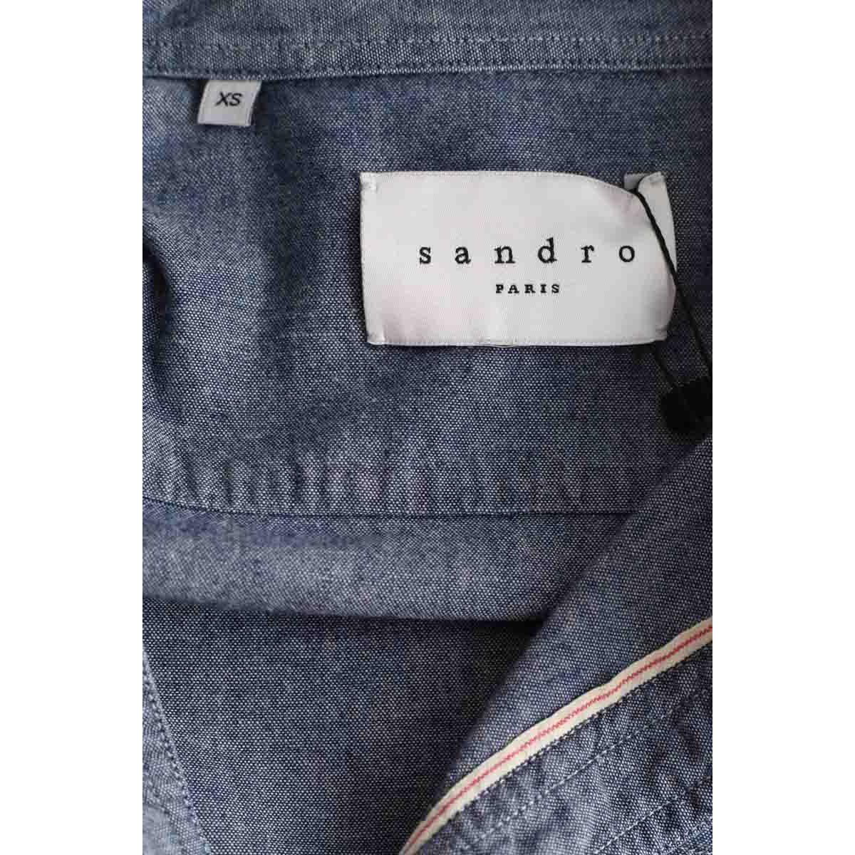 Chemise - Très Bon État bleu, SANDRO