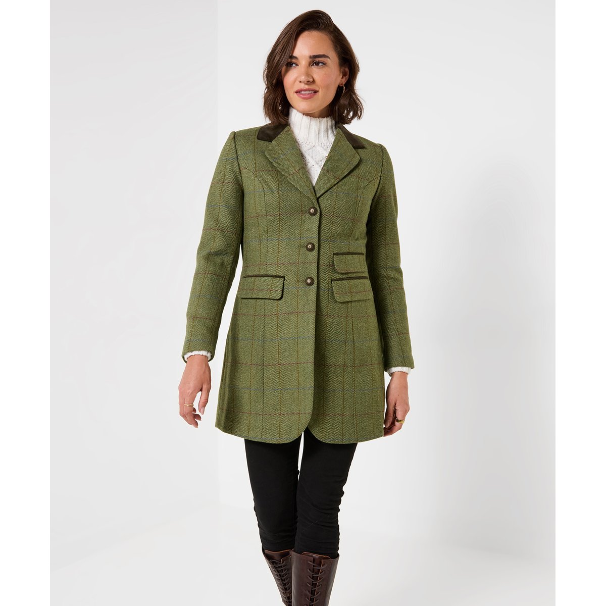 Veste Longue Tradition Pippa vert, JOE BROWNS