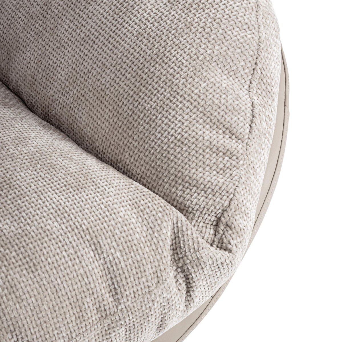 Fauteuil relax pivotant tissu/simili gris/taupe - NINO gris, HELLIN, DEPUIS 1862