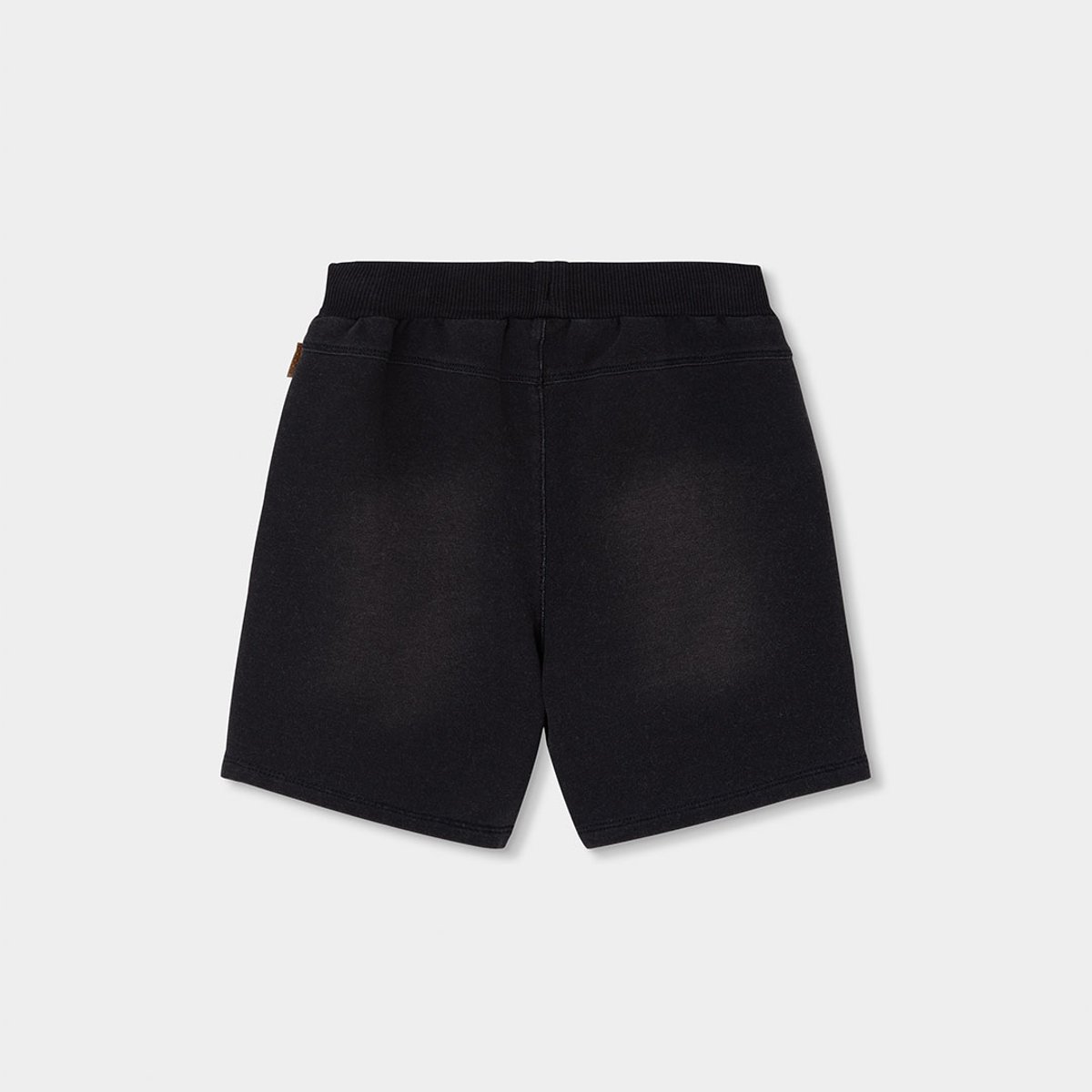 Short garçon denim avec cordon noir, BOBOLI