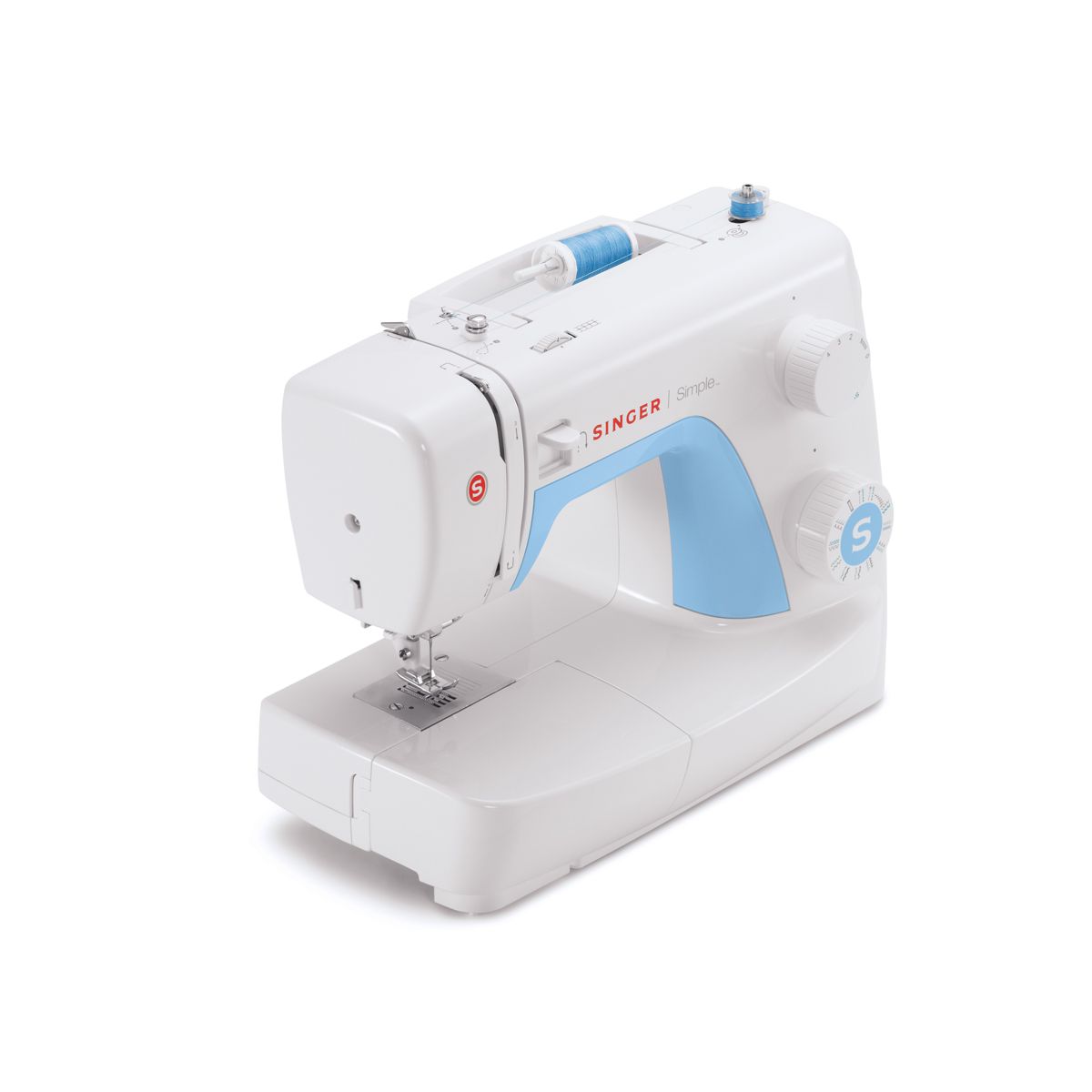 Machine À Coudre Simple 3221 blanc, SINGER