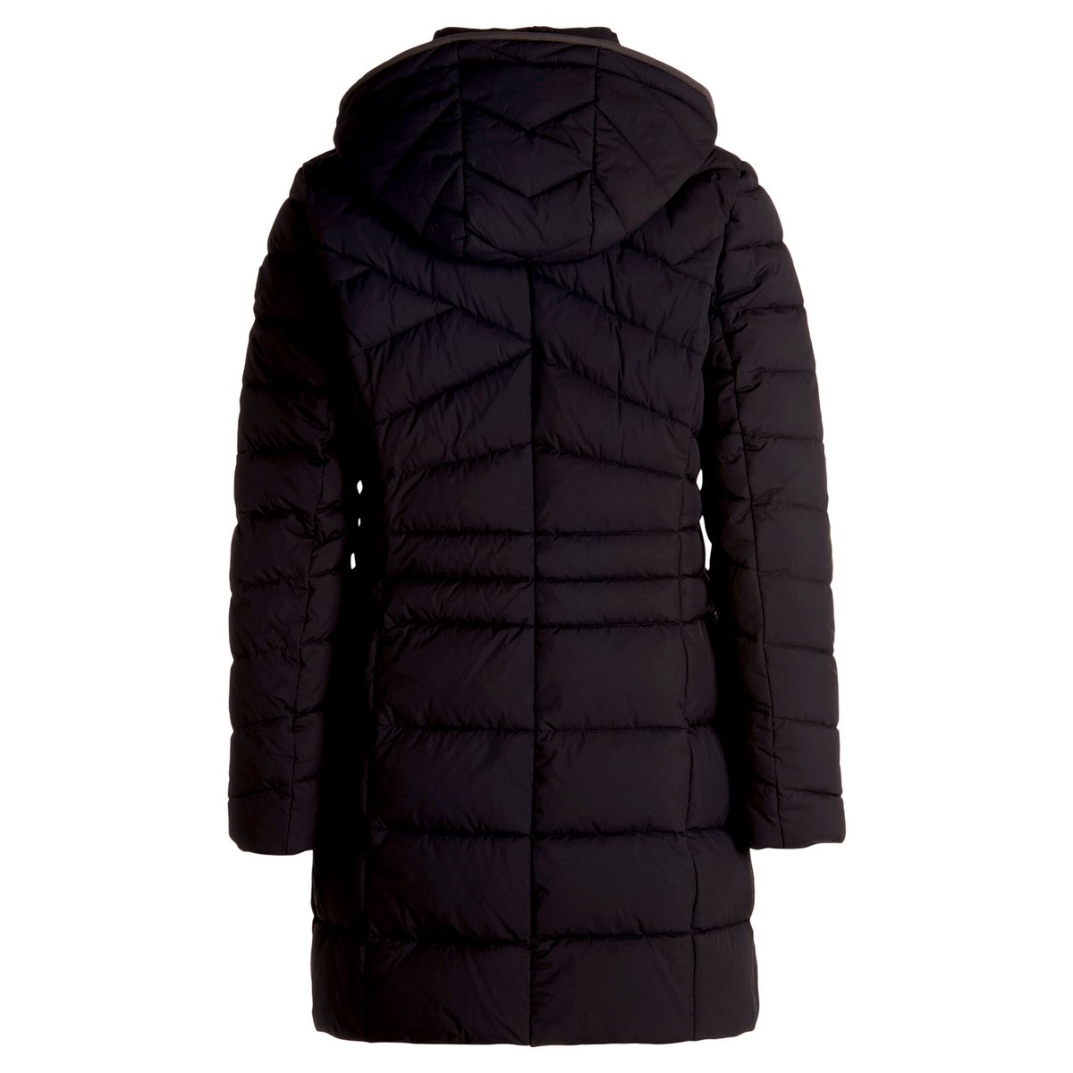 Manteau matelassé à capuche amovible noir, GIL BRET