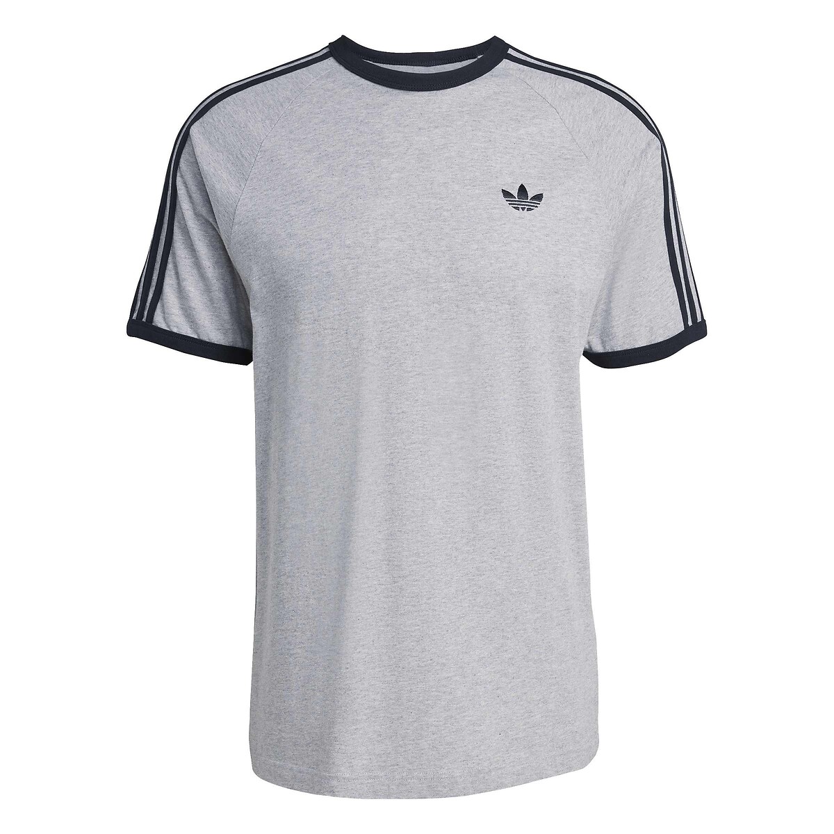 T-shirt manches courtes, 3 bandes gris chiné, adidas Originals