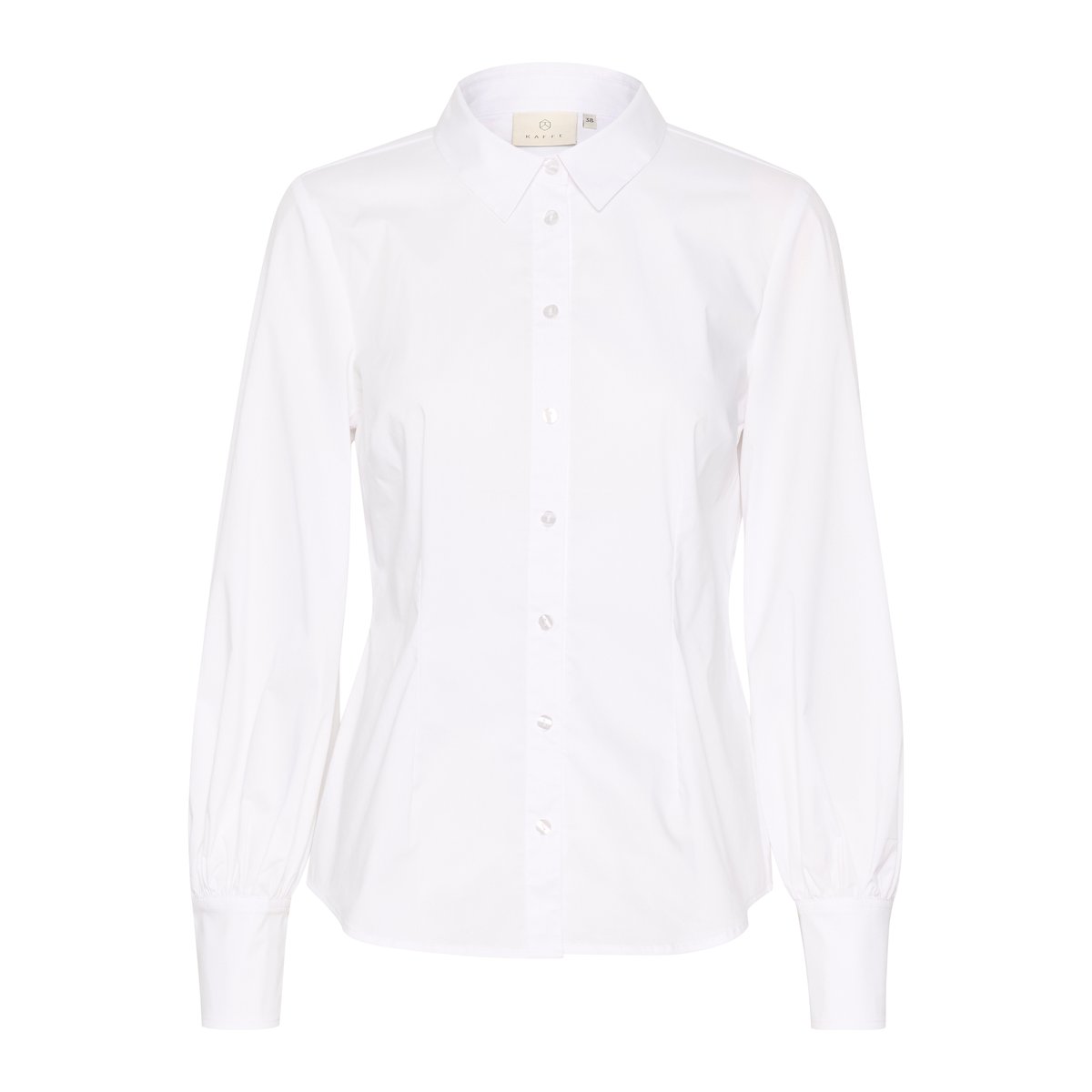 Long sleeved shirt blanc optical white, KAFFE