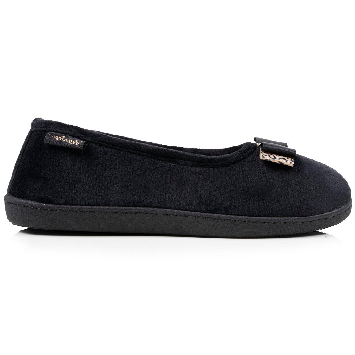 Chaussons Ballerines noir, ISOTONER