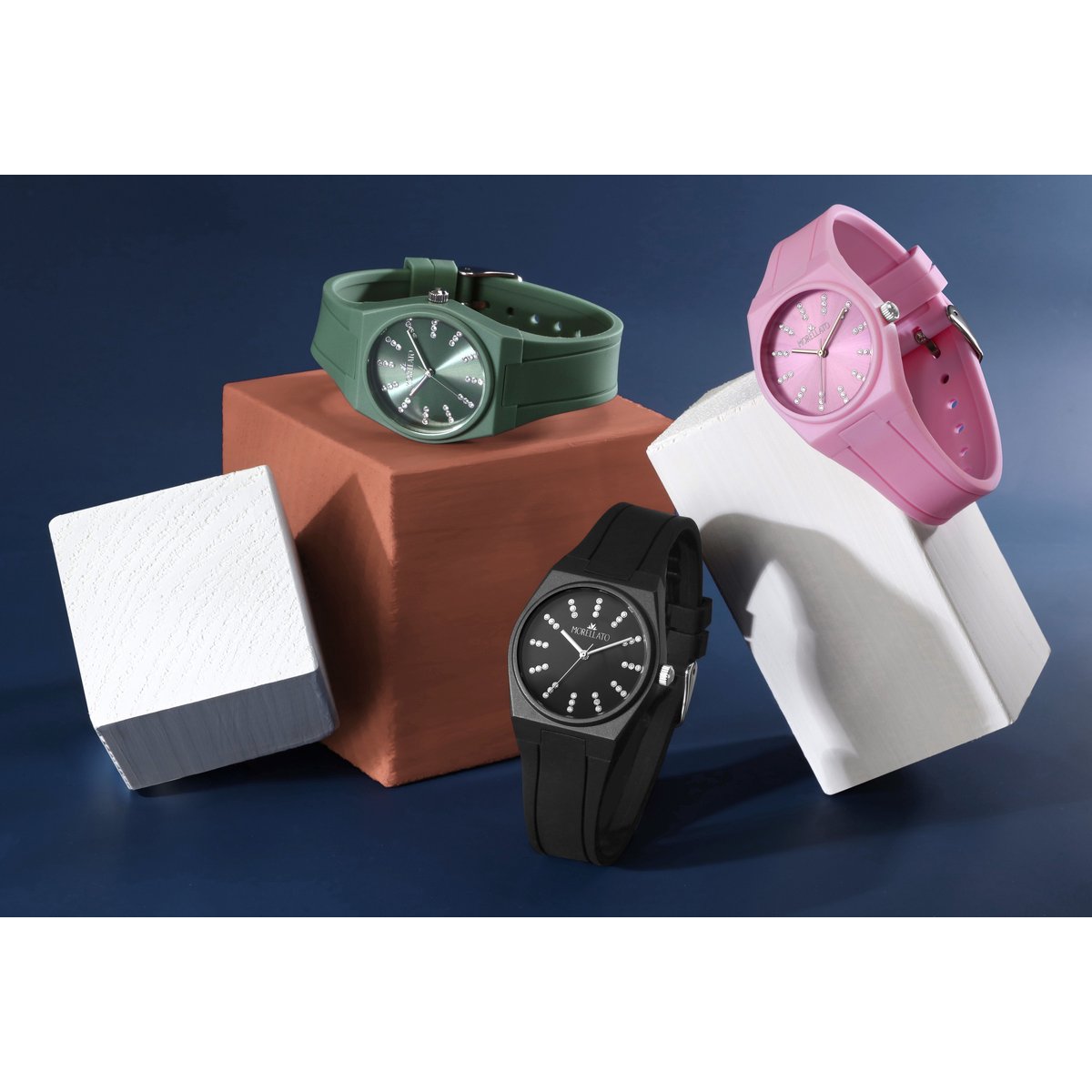 Montre VIVACE noir, mat, MORELLATO