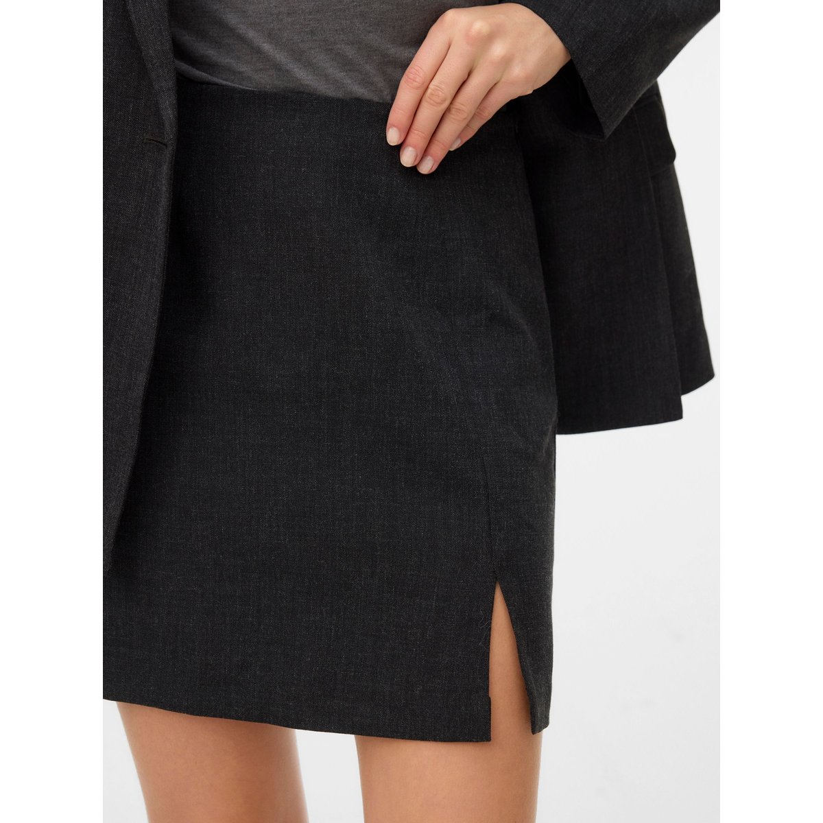 Jupe dark grey melange 1, VERO MODA