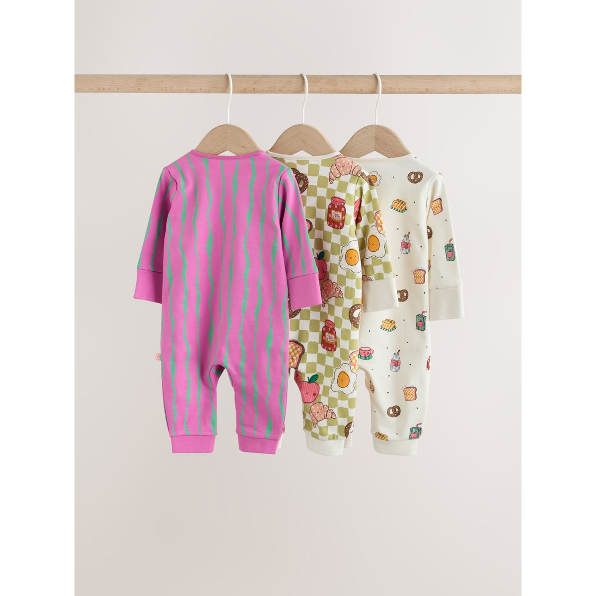 Dors-bien à zip bidirectionnel bébé, lot de 3 brunch lumineux, NEXT