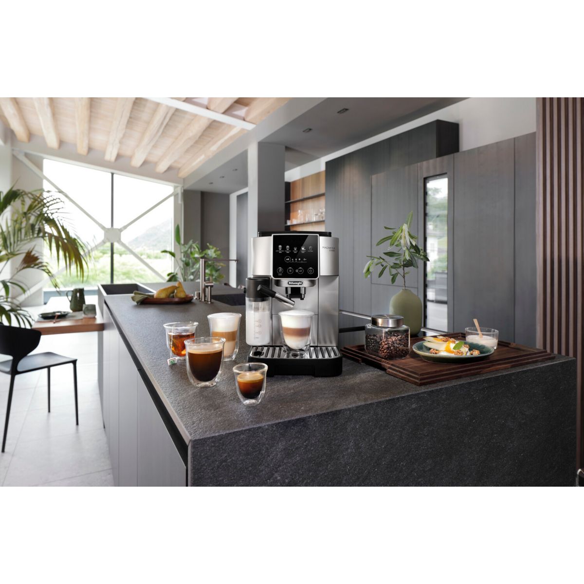 Expresso Broyeur FEB22.82.SB Magnifica Start Argent couleur unique, DELONGHI