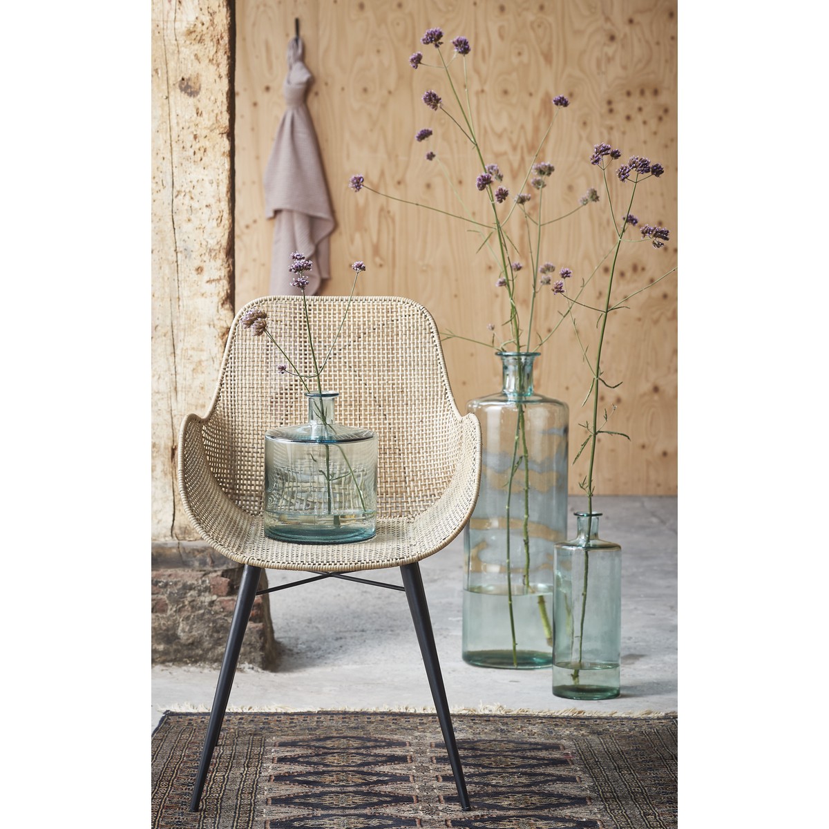 Bouteille décorative H26 cm GUAN transparent, MICA DECORATIONS