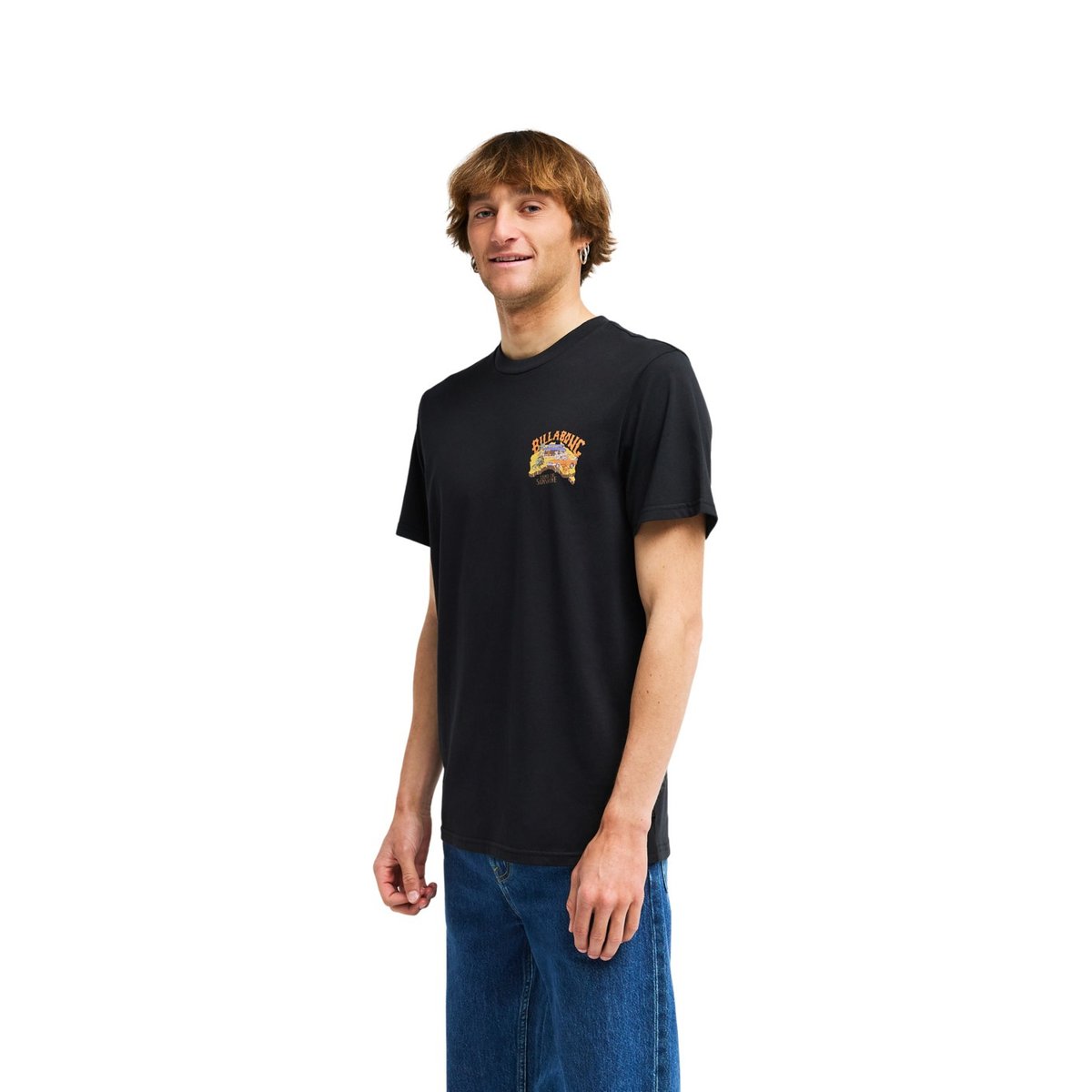 T shirt manches courtes STRAYA noir black, BILLABONG