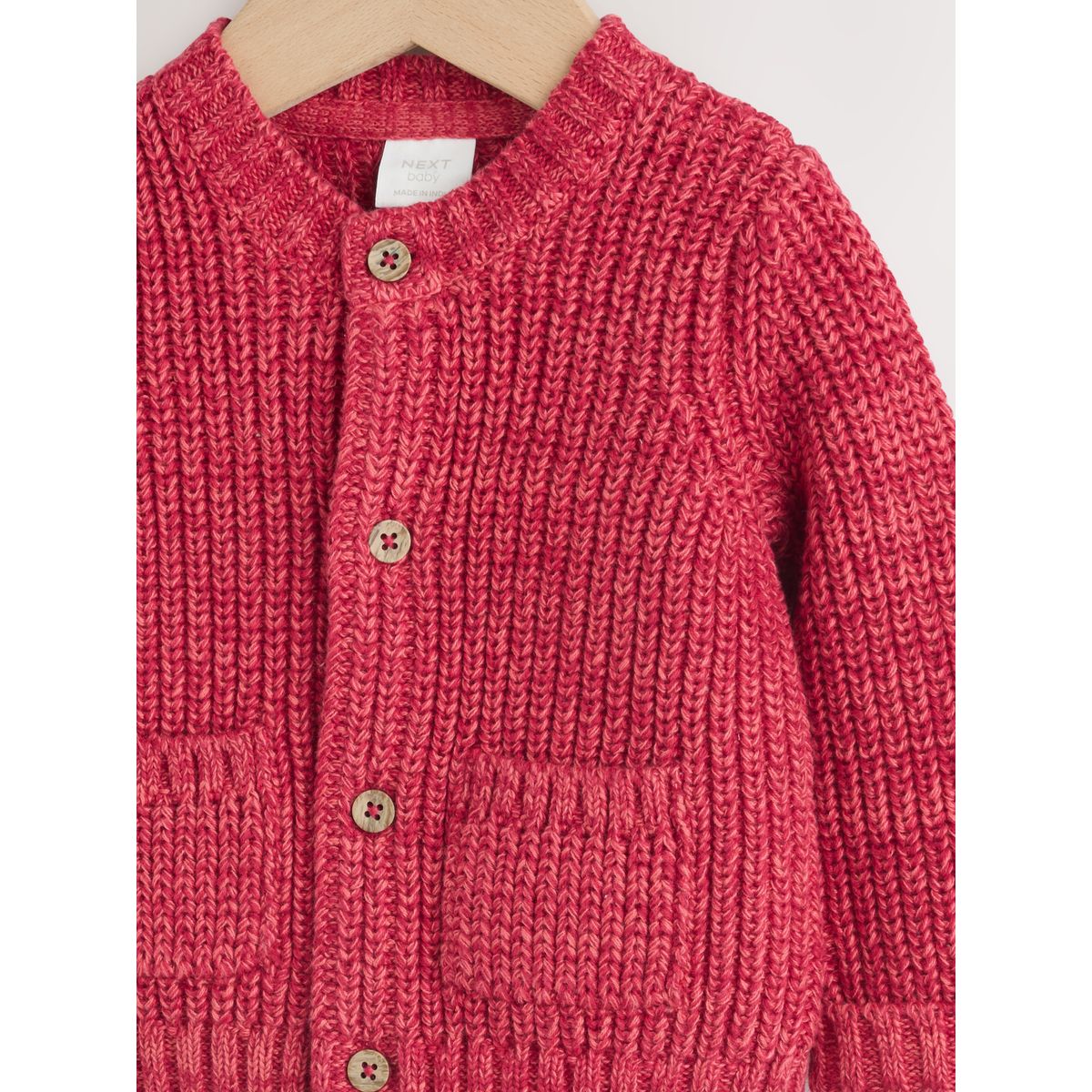 Cardigan bébé en maille my first christmas rouge, NEXT