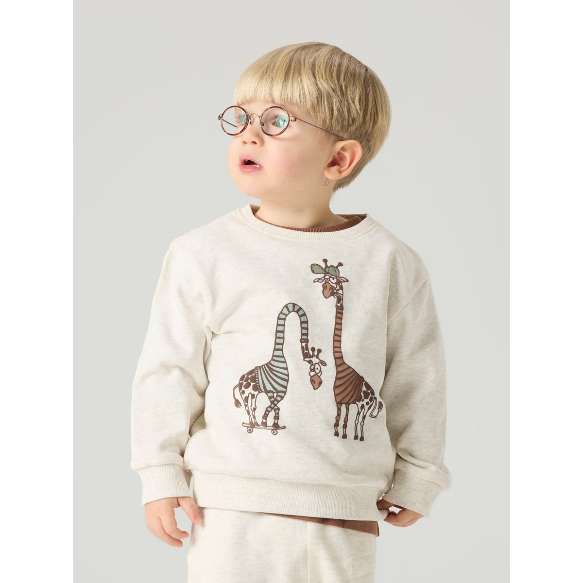 Sweat-Shirt peyote melange, NAME IT